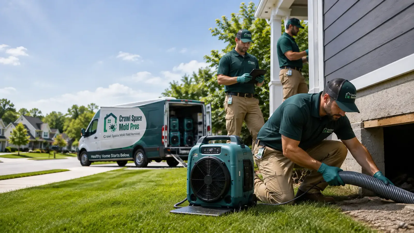Crawl Space Mold Removal in Woodlawn, VA